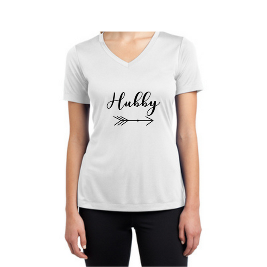 Ladies Competitor V-Neck T-Shirt - Hubby