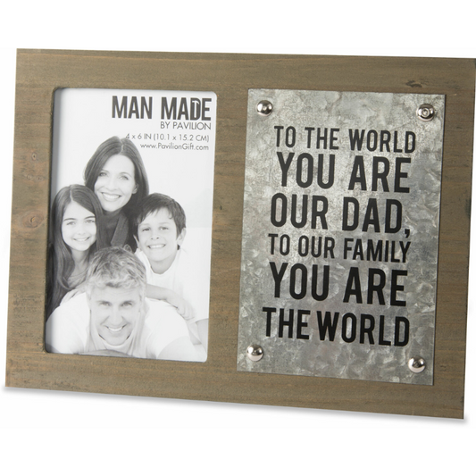 Pavilion 7" x 9.5" Frame with Metal Plate - Dad