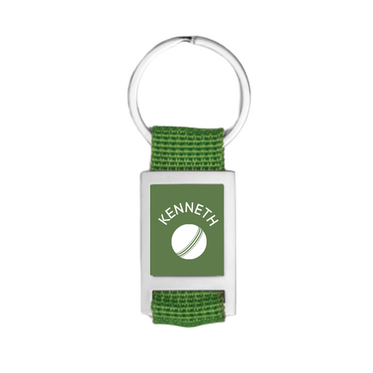 Personalised Anchor Keyring - Green