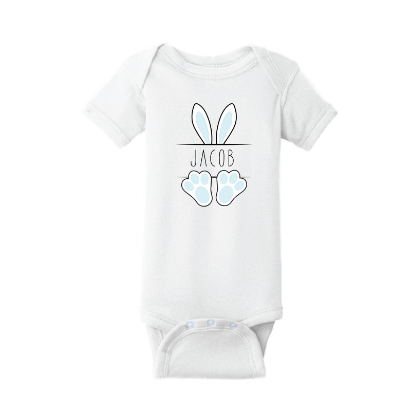 Personalised Easter Onesie - Blue Bunny