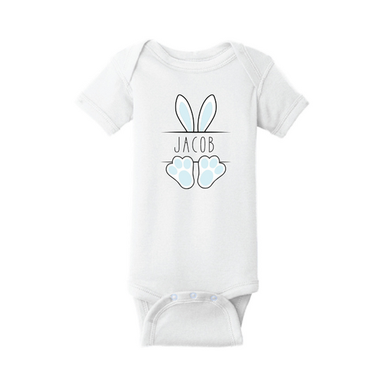 Personalised Easter Onesie - Blue Bunny