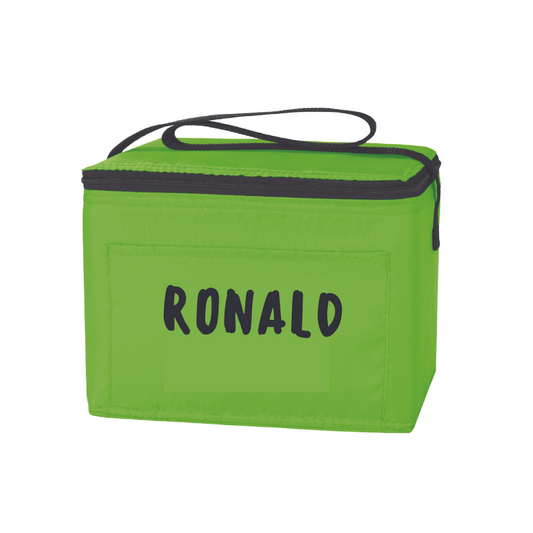Personalised Rectango Cooler Lunch Bag - Green
