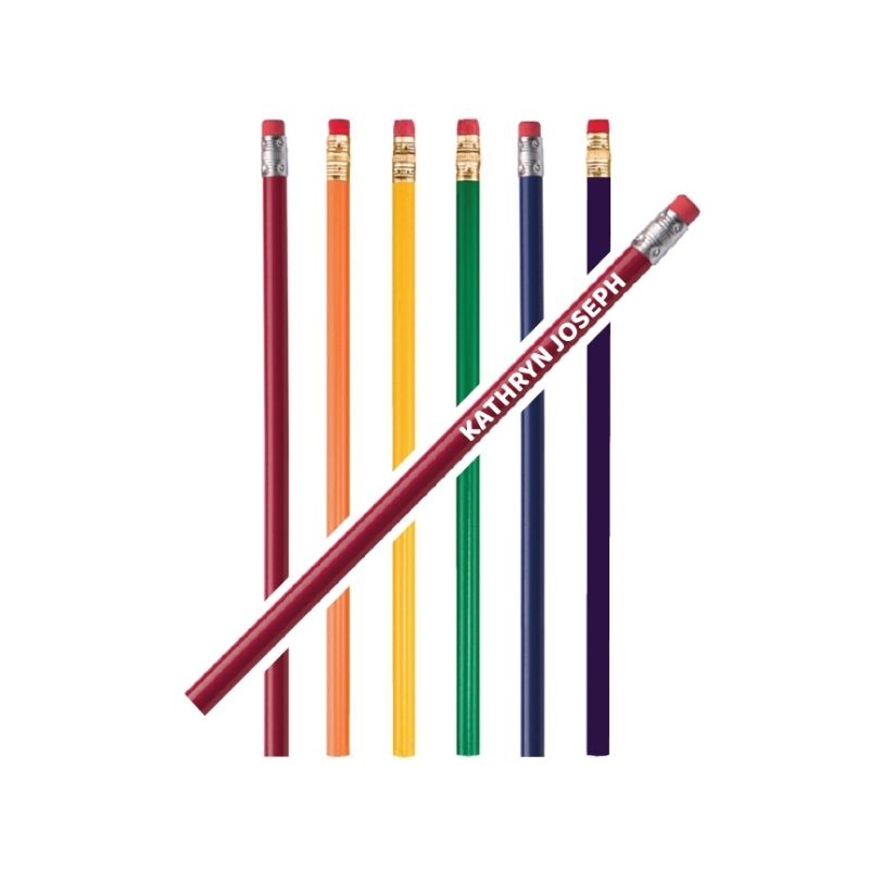 Personalised Round Wooden Pencil - Pack of 50