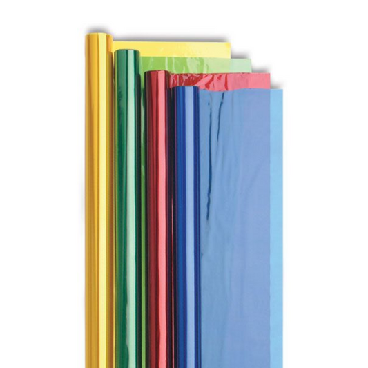 0.7 x 10m Cellophane Roll - Assorted Colours