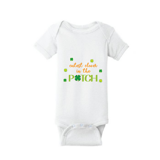 St. Patrick's Day Onesie - Cutest Clover in the Pitch