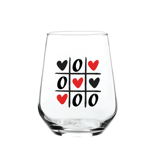 Valentine's 14.25oz Allegra Stemless Wine Glass - XOXO