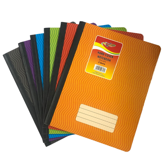 Winners 2 Quire 8" x 10" Hard Cover Notebook (90shts / 180pgs)