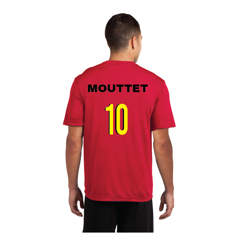 Football Fever Mens Competitor T-Shirt - Belgium