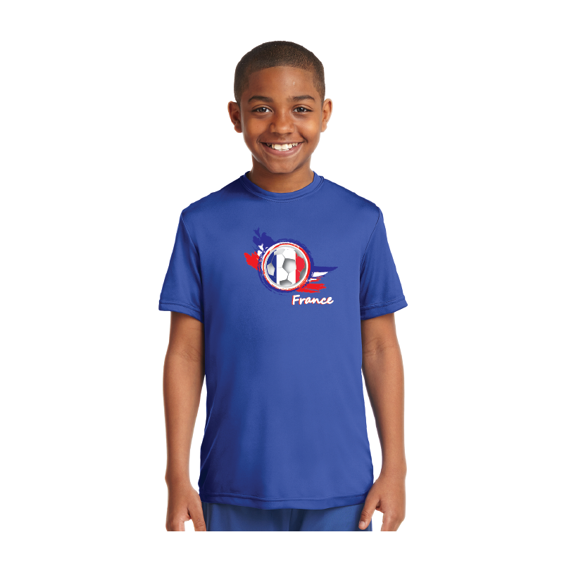 Football Fever Kids Competitor T-Shirt - France