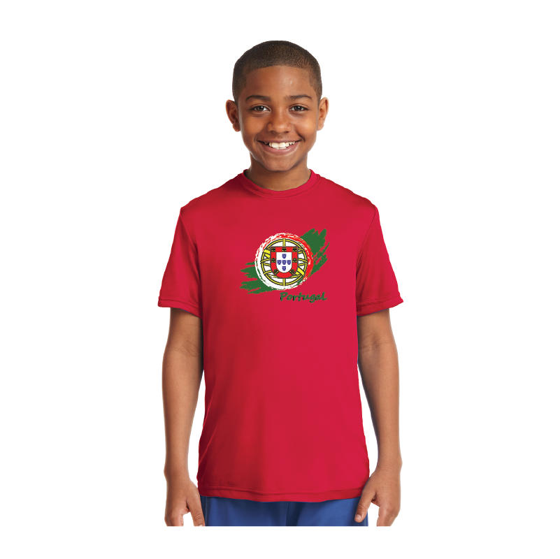 Football Fever Kids Competitor T-Shirt - Portugal