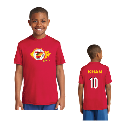 Football Fever Kids Competitor T-Shirt - Spain