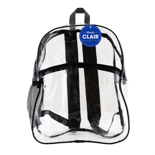 BAZIC 15" Clair Clear Backpack