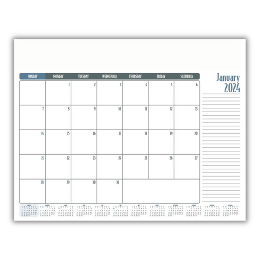 2024 Monthly Desk Calendar Planner