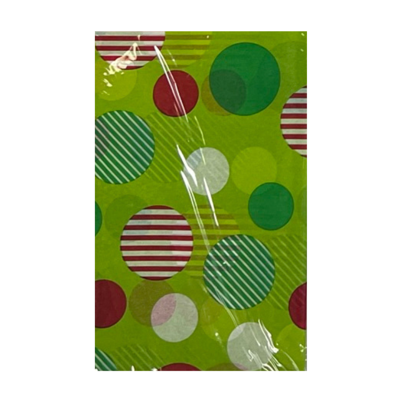 20'' X 26'' Christmas Tissue Paper - Assorted Colours (10 Sheets/Pack)