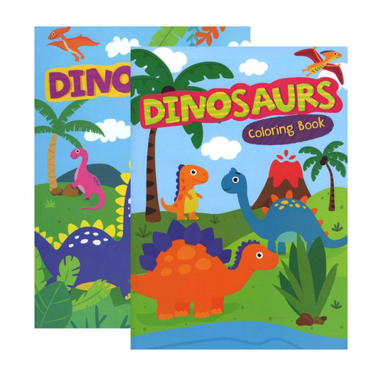 BAZIC Dinosaurs Colouring & Activity Book