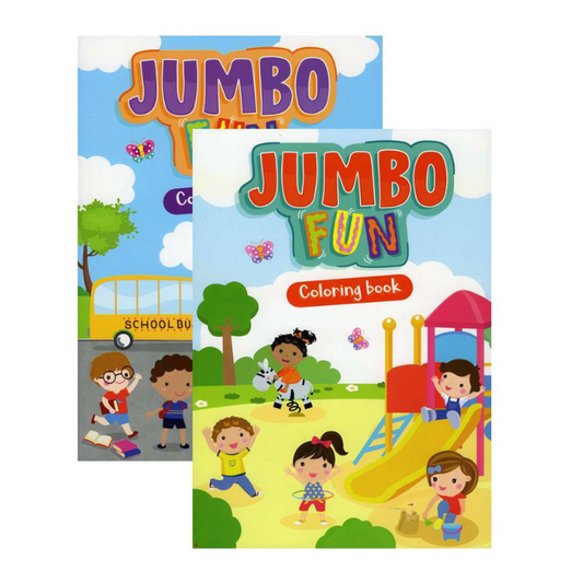 BAZIC Jumbo Fun Colouring & Activity Book