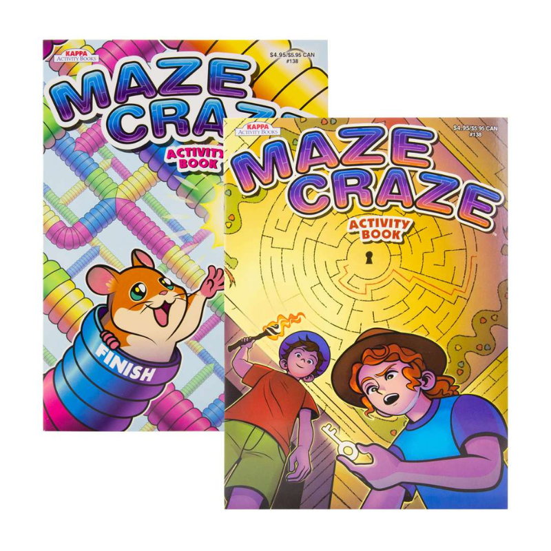 BAZIC KAPPA Maze Craze Activity Book