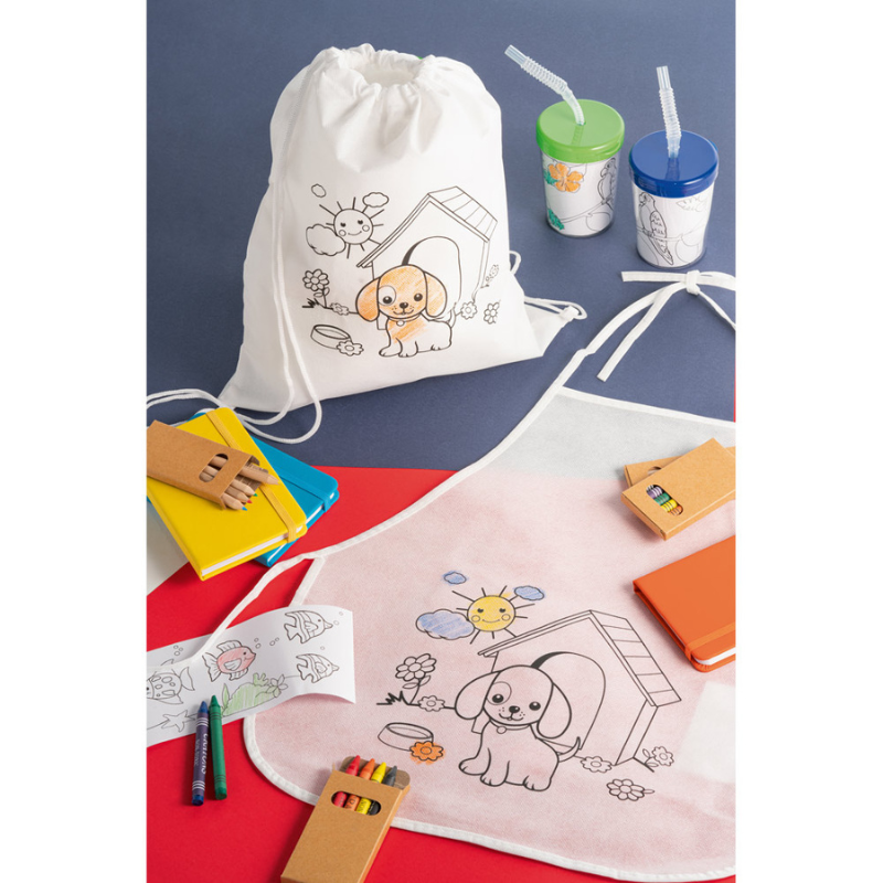 Children's Colouring Drawstring Bag