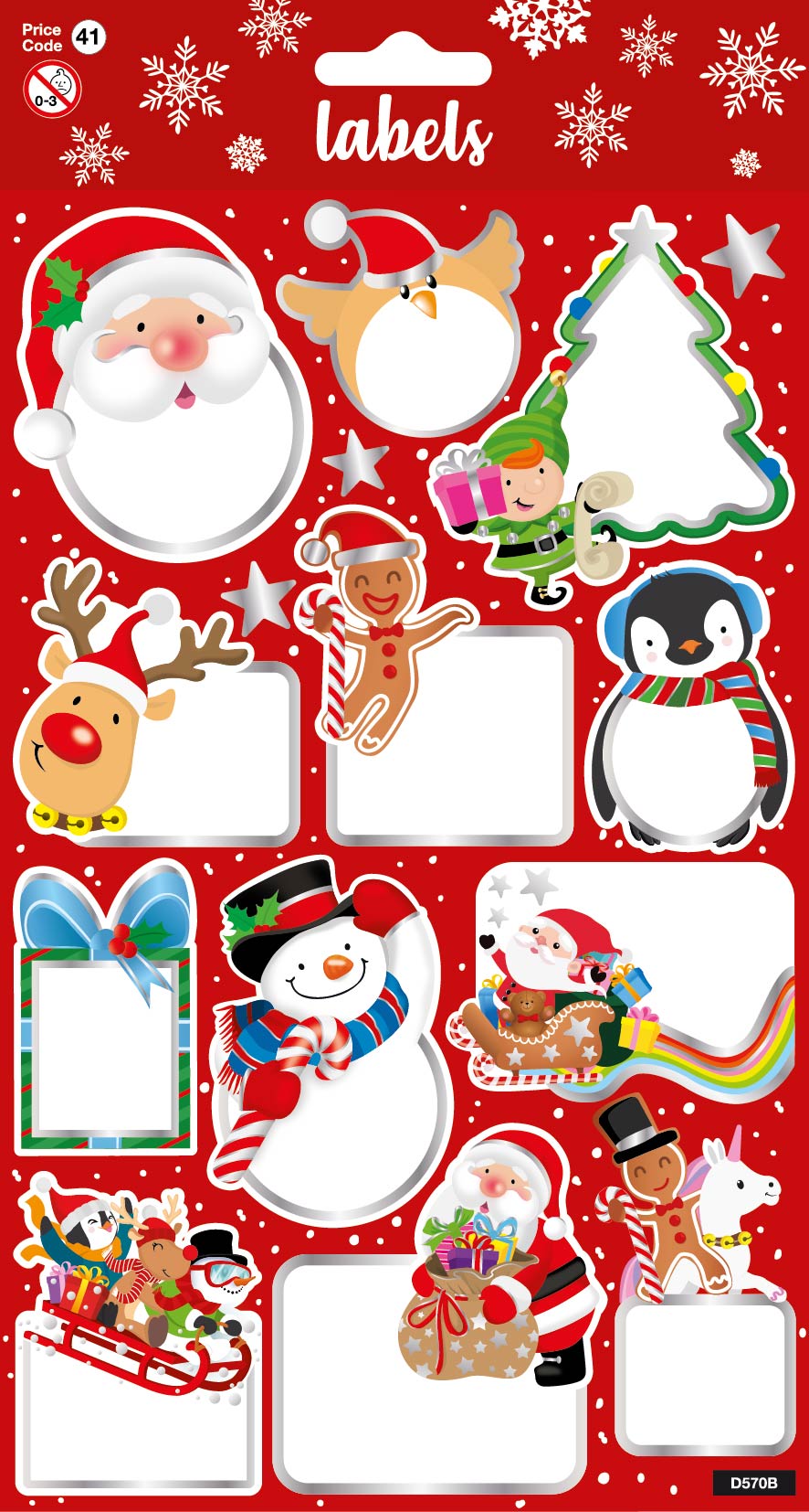 Christmas Label Stickers