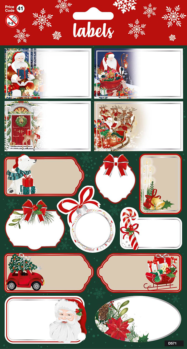 Christmas Label Stickers
