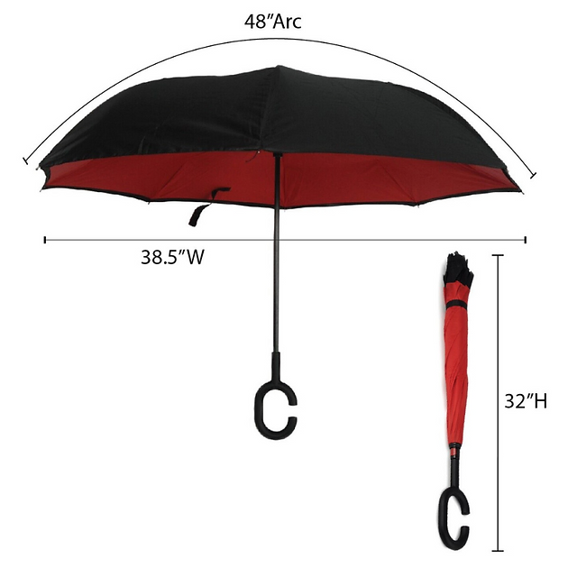 48" Arc Inverted Umbrella
