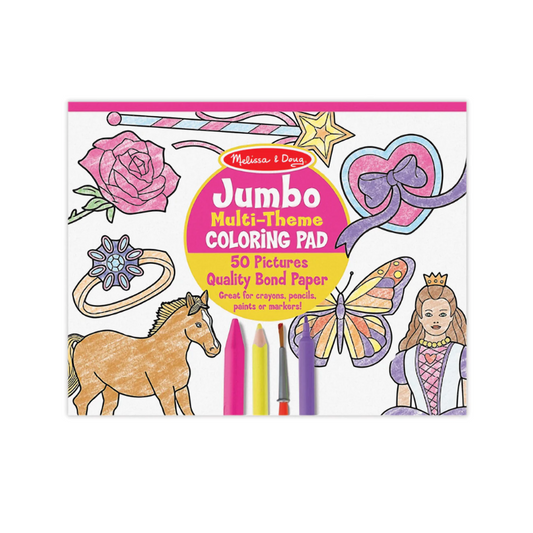 Melissa & Doug - Jumbo Colouring Pad - Princess & Fairy