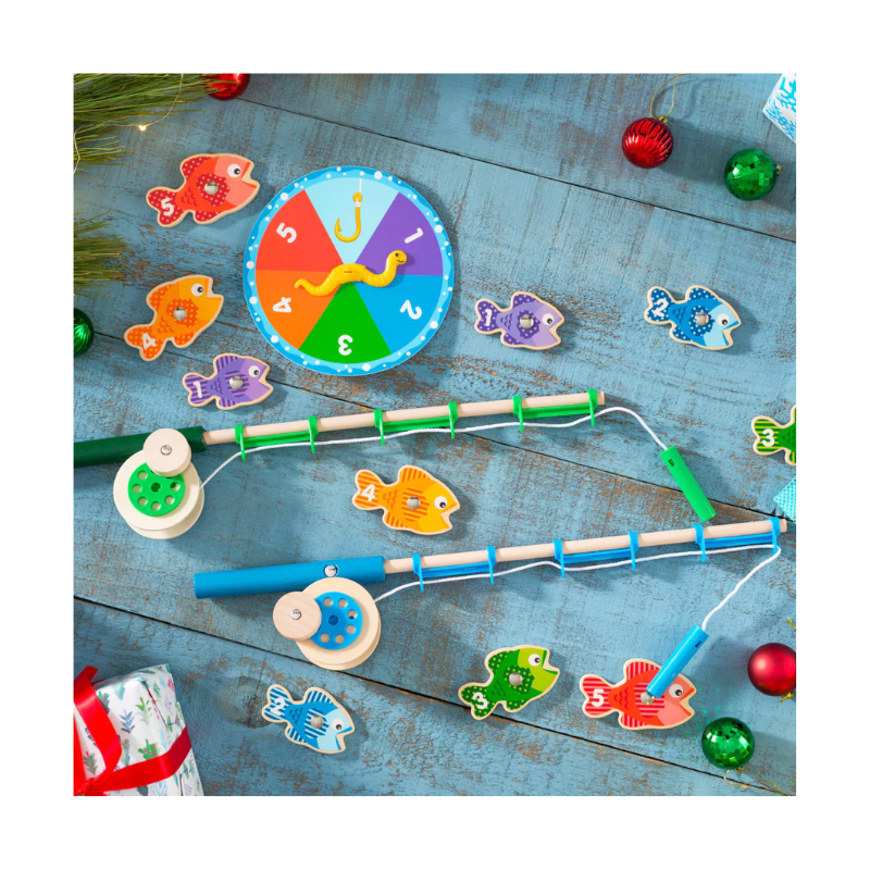 Melissa & Doug - Catch & Count Magnetic Fishing Rod Set - The Up Shop
