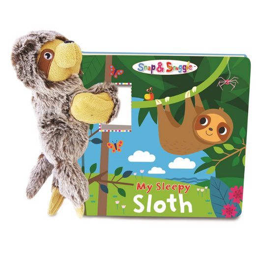 Wonderbox Snap & Snuggle Set in Box - My Sleepy Sloth