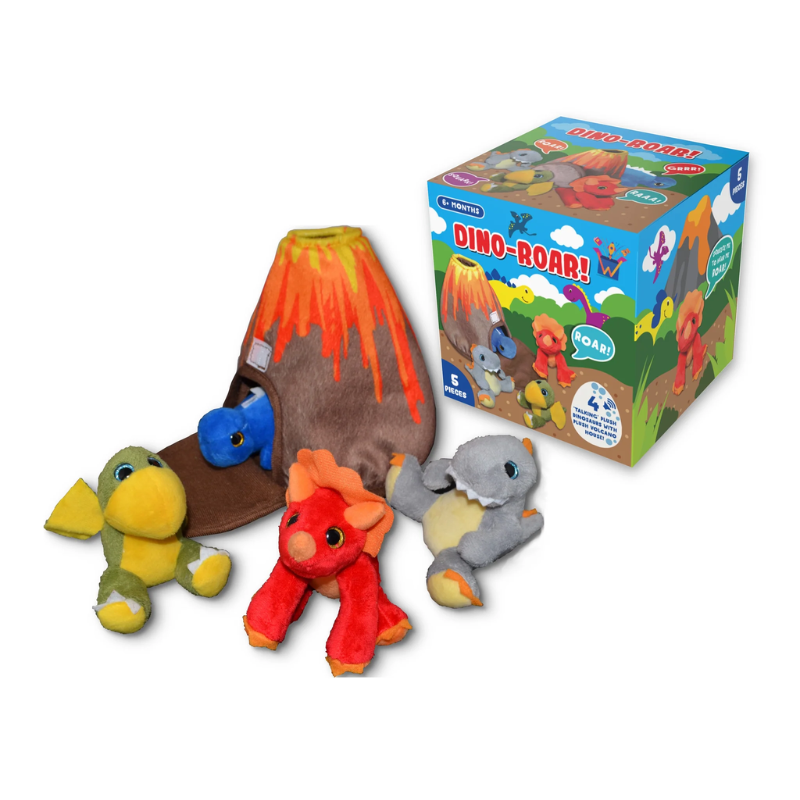 Wonderbox Dino-Roar Plush Toy Set