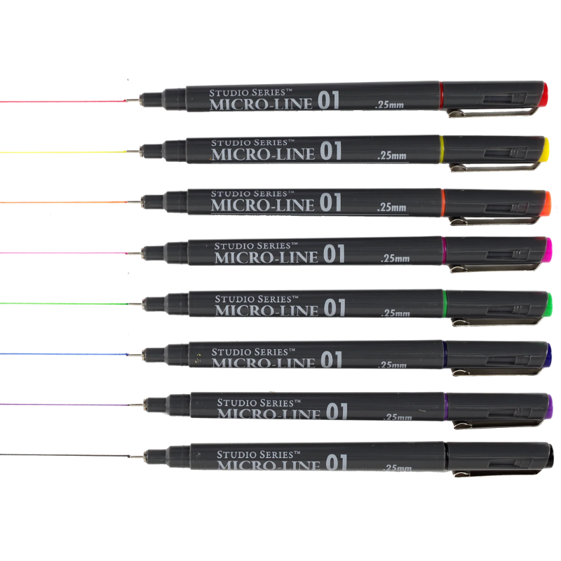 Peter Pauper Bible Micro-Line Color Pens (8/Pack)