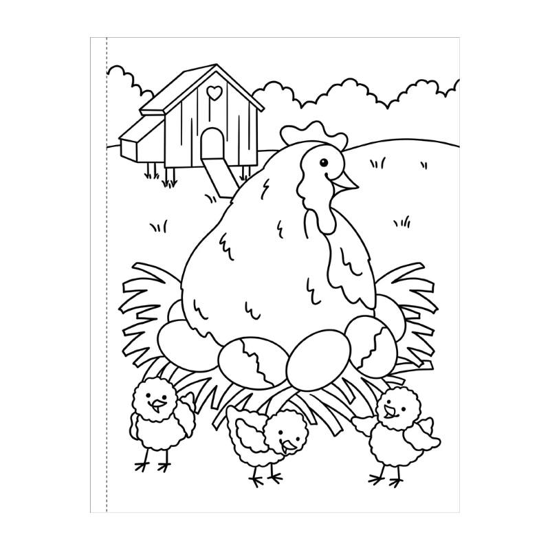 Peter Pauper My First Colouring Book - On the Farm