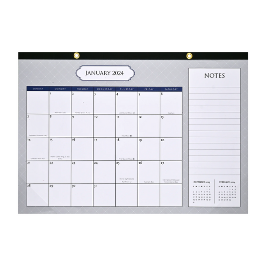 Peter Pauper 2024 Classic Monthly Desk Planner and Wall Calendar (11" X 17")