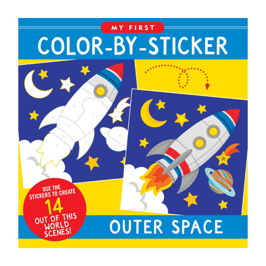 Peter Pauper My First Colour-By-Sticker Book - Outer Space