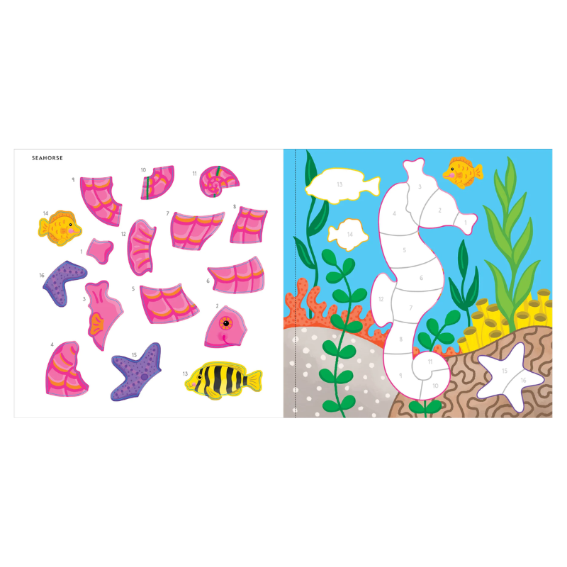 Peter Pauper My First Colour-By-Sticker Book - Under the Sea