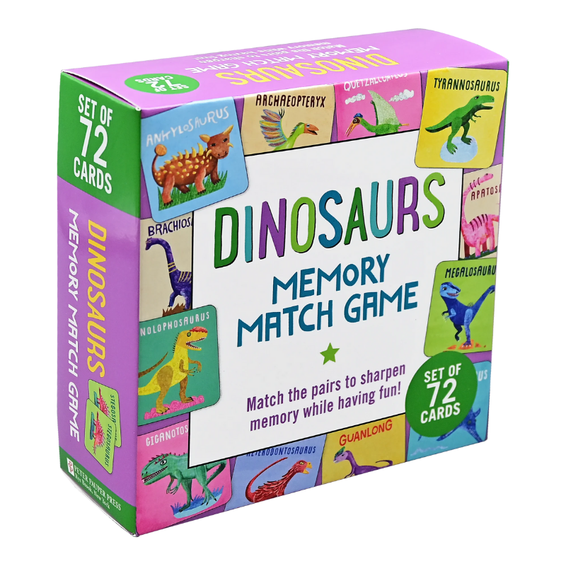 Peter Pauper Dinosaurs Memory Match Game