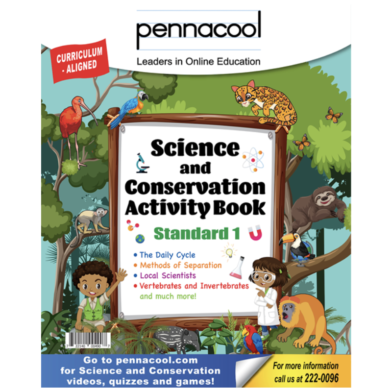 Pennacool Science & Conservation Activity Book – Standard 1