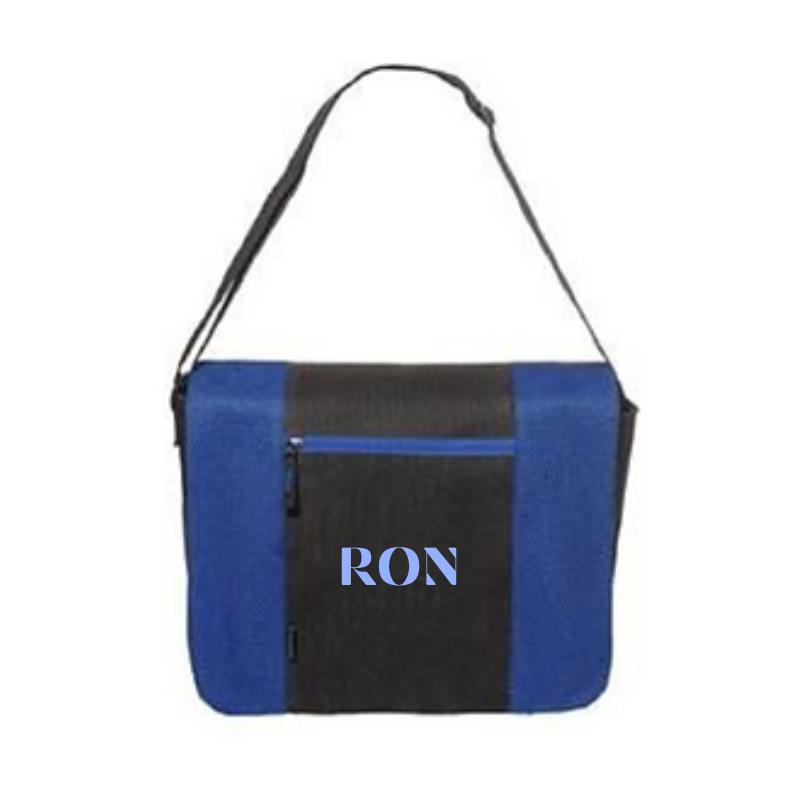 Personalised Protector Padded & Lined Laptop Bag - Blue