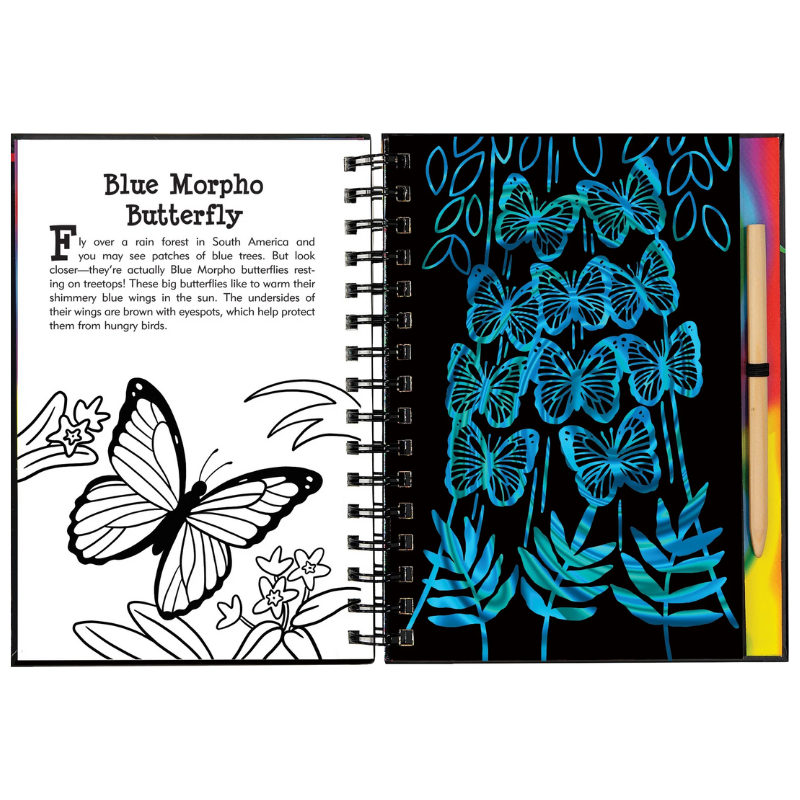 Peter Pauper Butterflies and Friends Scratch and Sketch