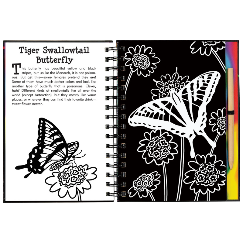 Peter Pauper Butterflies and Friends Scratch and Sketch