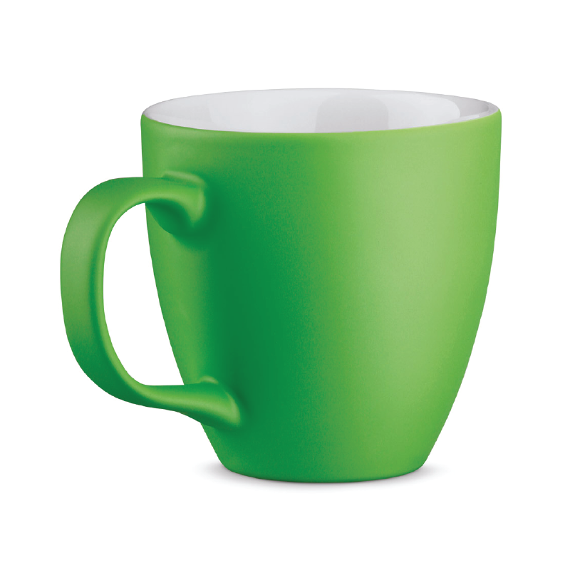 Personalised 15oz Porcelain Mug - Lime Green