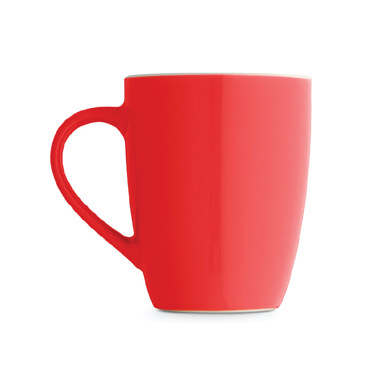 Personalised Cinander 12.5oz Ceramic Mug - Red