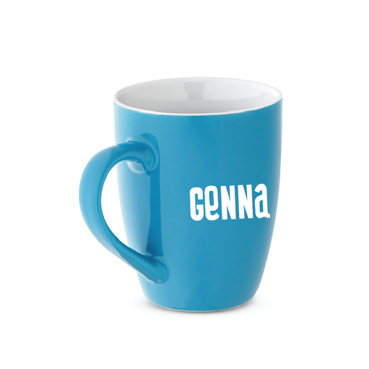 Personalised Cinander 12.5oz Ceramic Mug - Light Blue