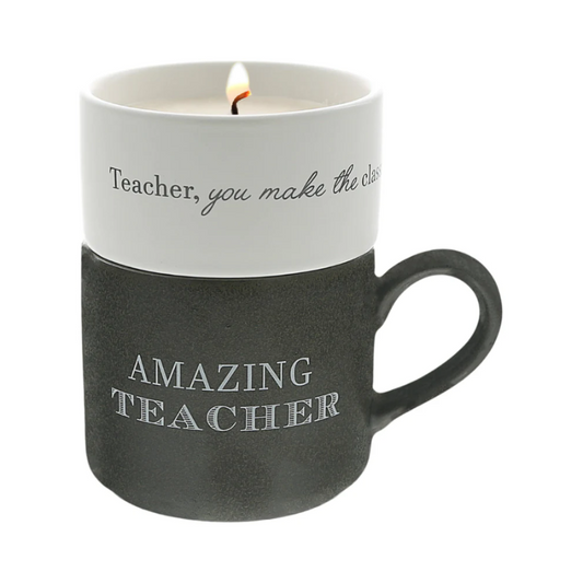 Pavilion Stacking Mug and Candle Set - Teacher