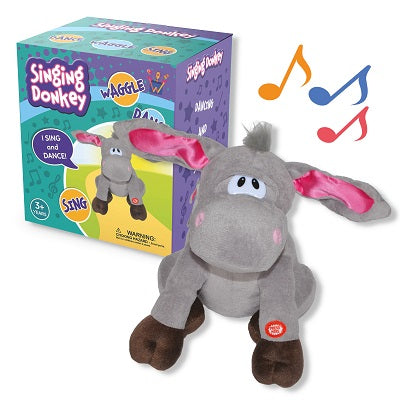 Wonderbox Singing Donkey Plush Toy