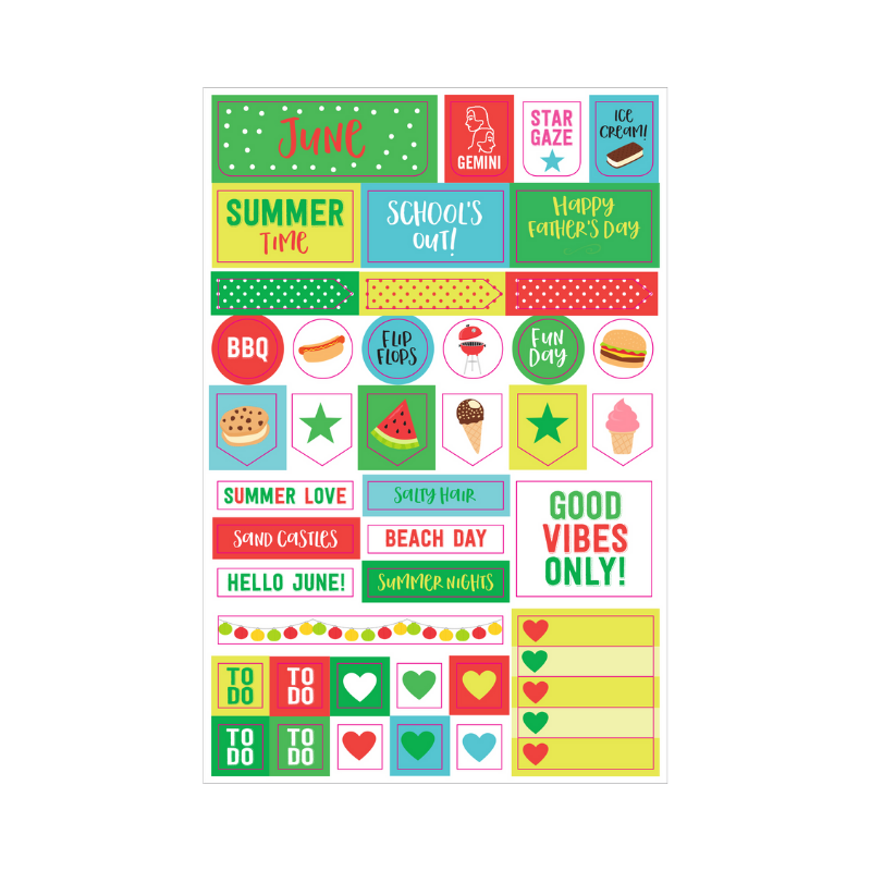 Peter Pauper Essentials Month by Month Planner Stickers