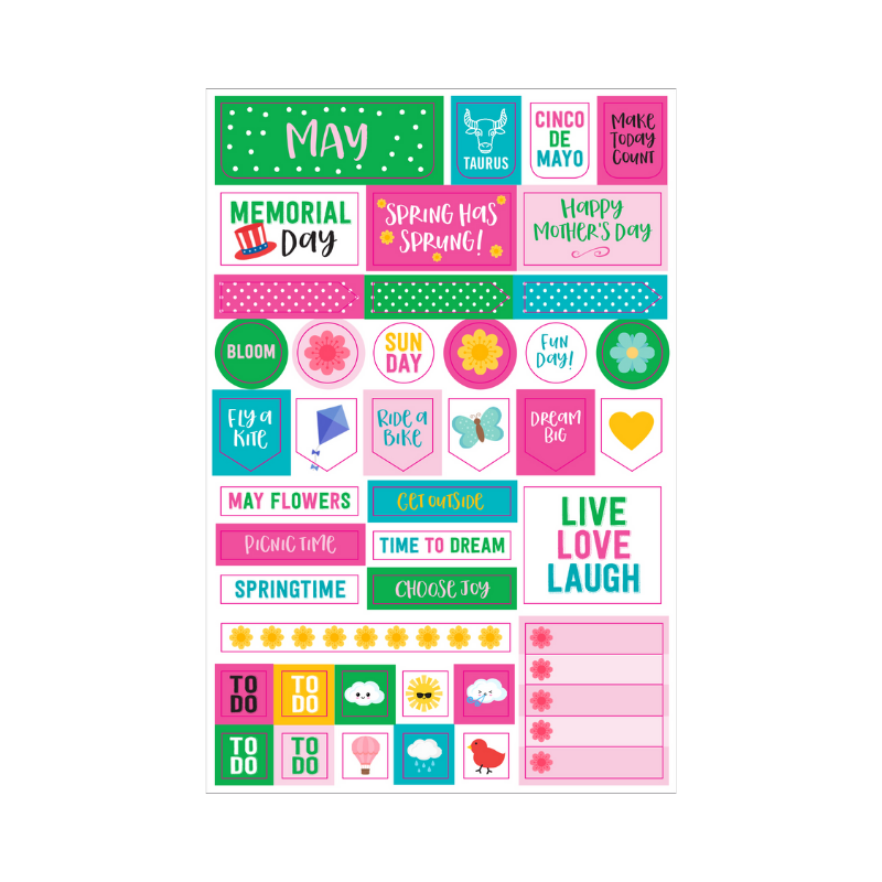 Peter Pauper Essentials Month by Month Planner Stickers
