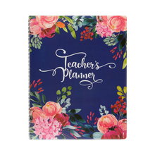 Load image into Gallery viewer, Peter Pauper Floral Teacher&#39;s Lesson Planner
