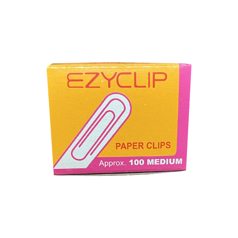 Medium Silver 28mm Paper Clips (100/Pack)