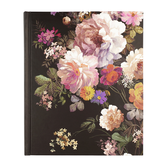 Peter Pauper Midnight Floral Journal - 7" x 9"