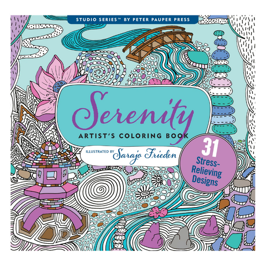 Peter Pauper Serenity Artist's Colouring Book